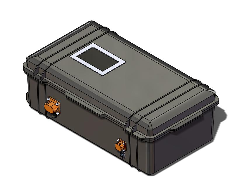 EV Buddy portable unit isometric render